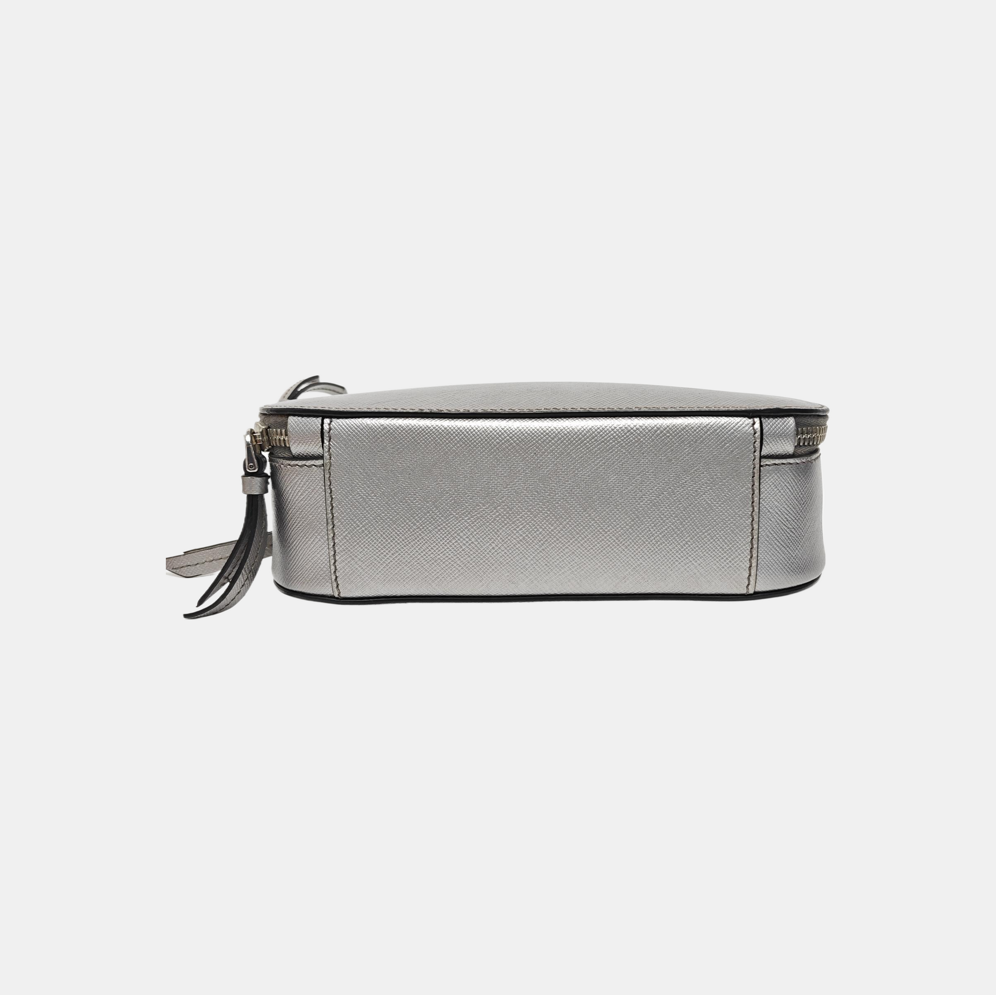 Odette Saffiano Calfskin Silver