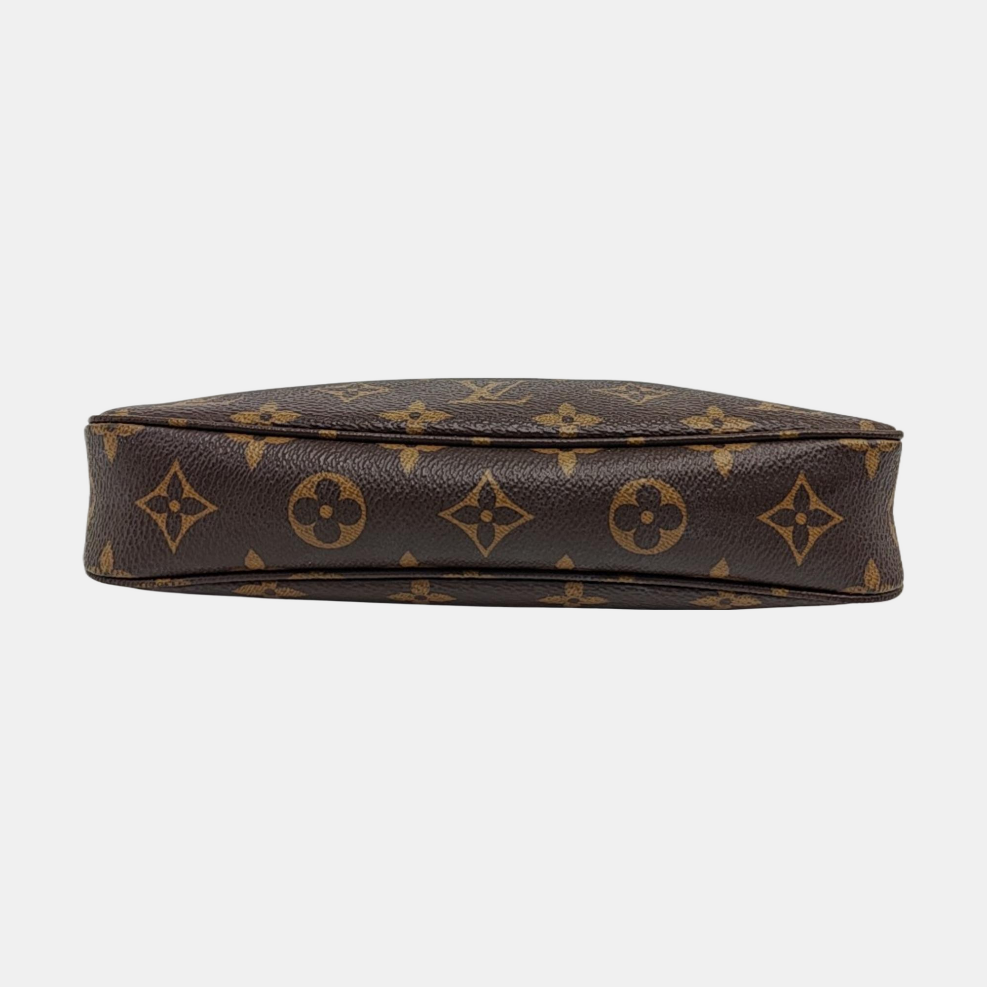 ACCESSOIRES GM Monogram Coated Canvas Brown