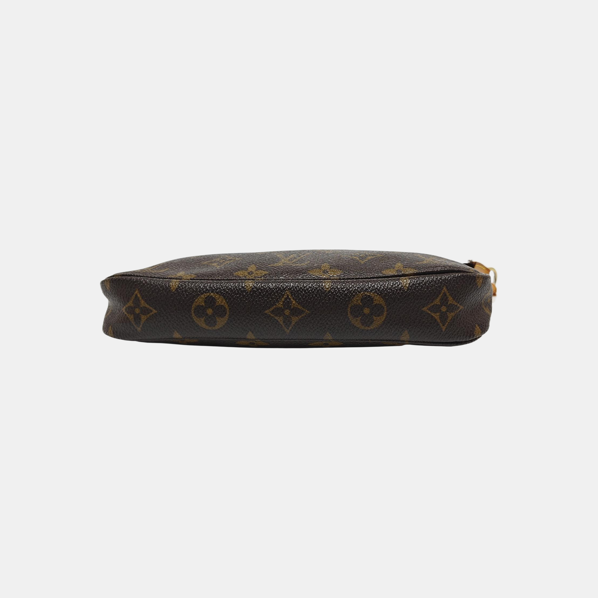 ACCESSOIRES Monogram Coated Canvas Brown