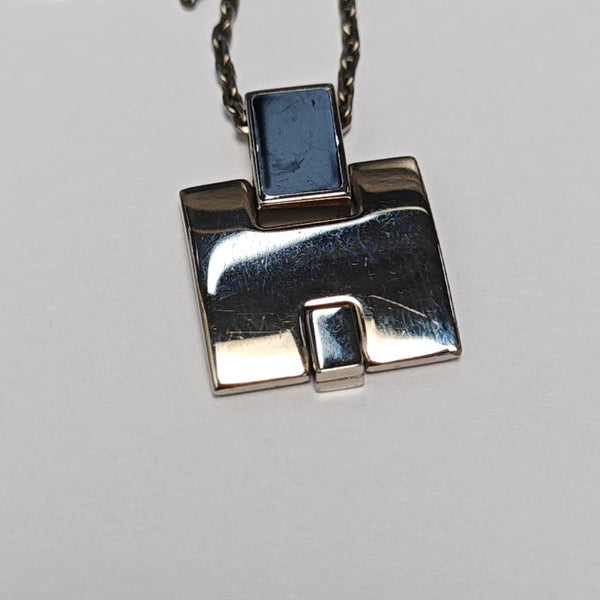 Eileen Metal Silver Necklace