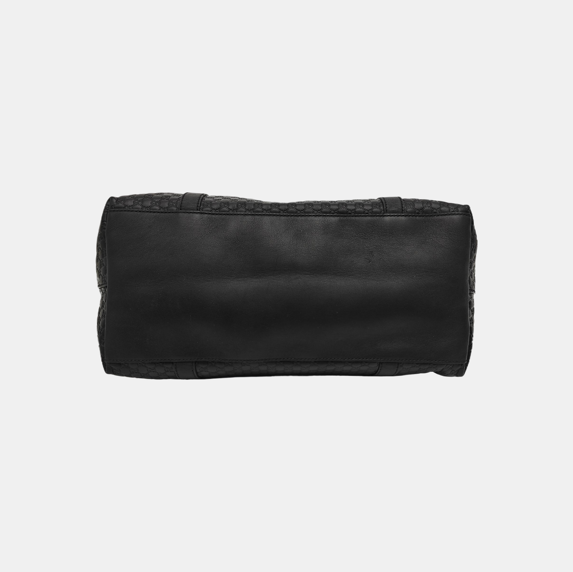 Microguccissima Monogram Calfskin Black