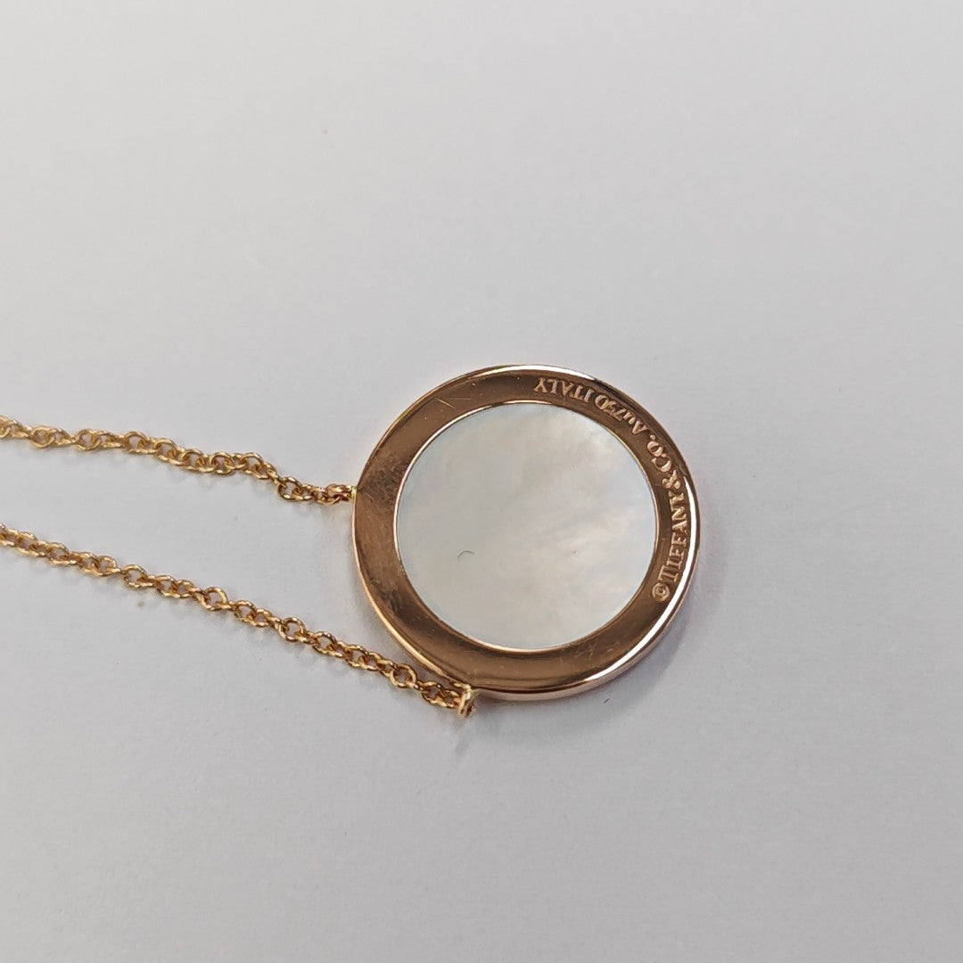 Tiffany T 18k Rose Gold Necklace