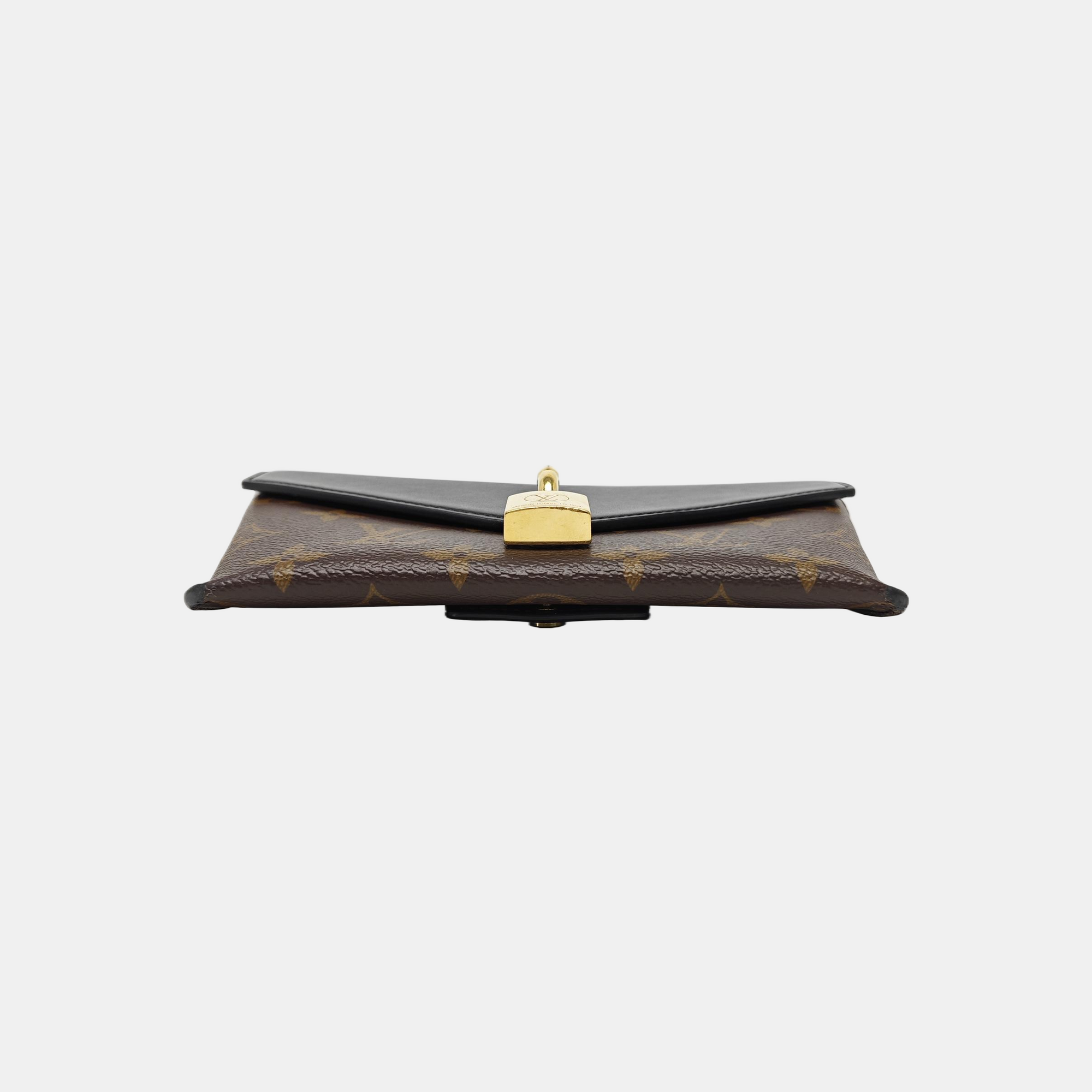 PADLOCK Monogram Coated Canvas Brown