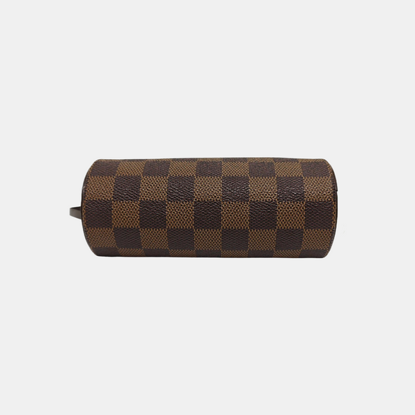 PAPILLON Mini Damier Ebene Coated Canvas Brown