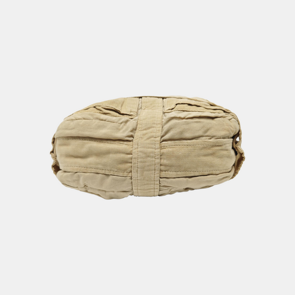 Fabric Shoulder Bag Beige