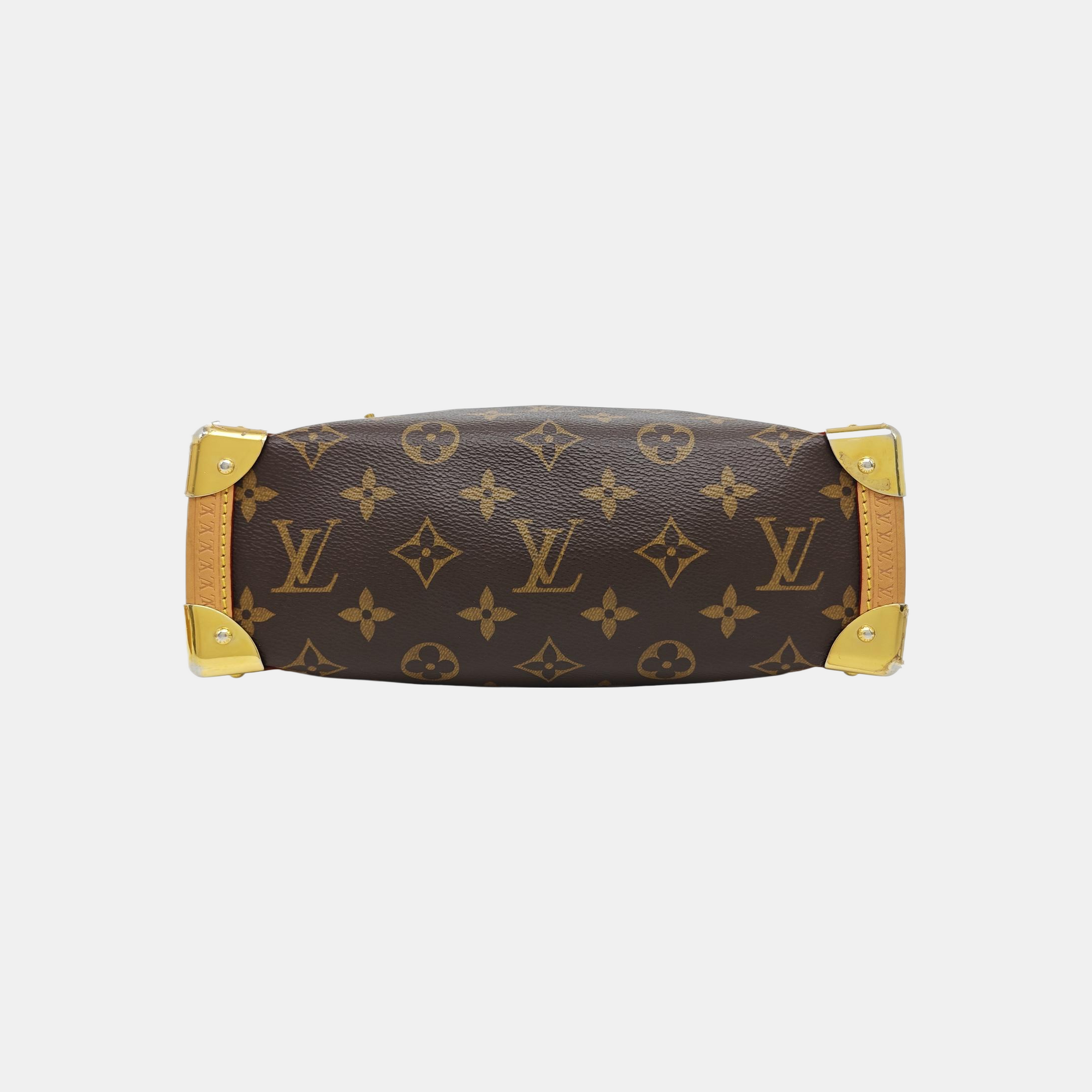 SIDE TRUNK MM Monogram Coated Canvas Brown