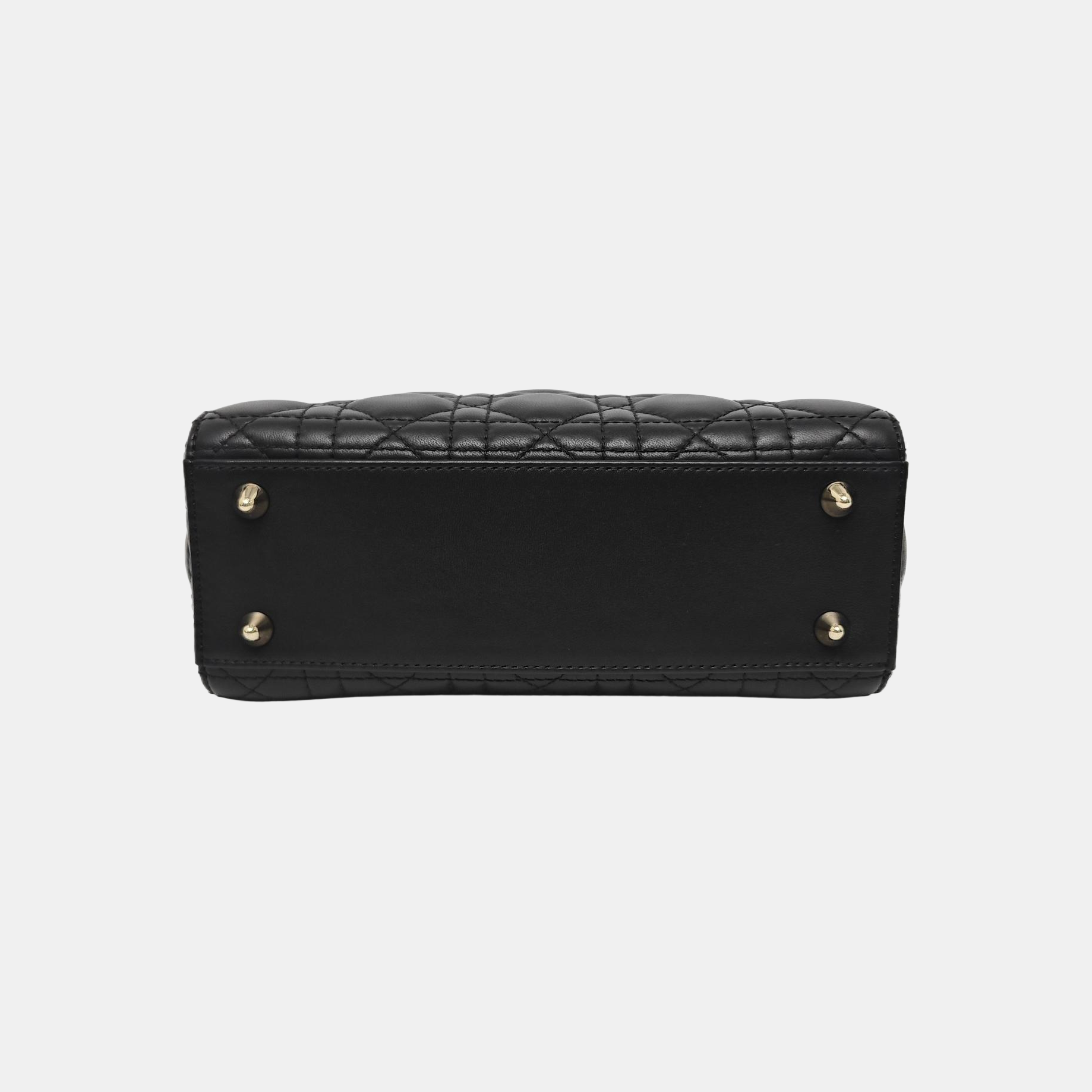 Lady Dior Small Cannage Lambskin Black