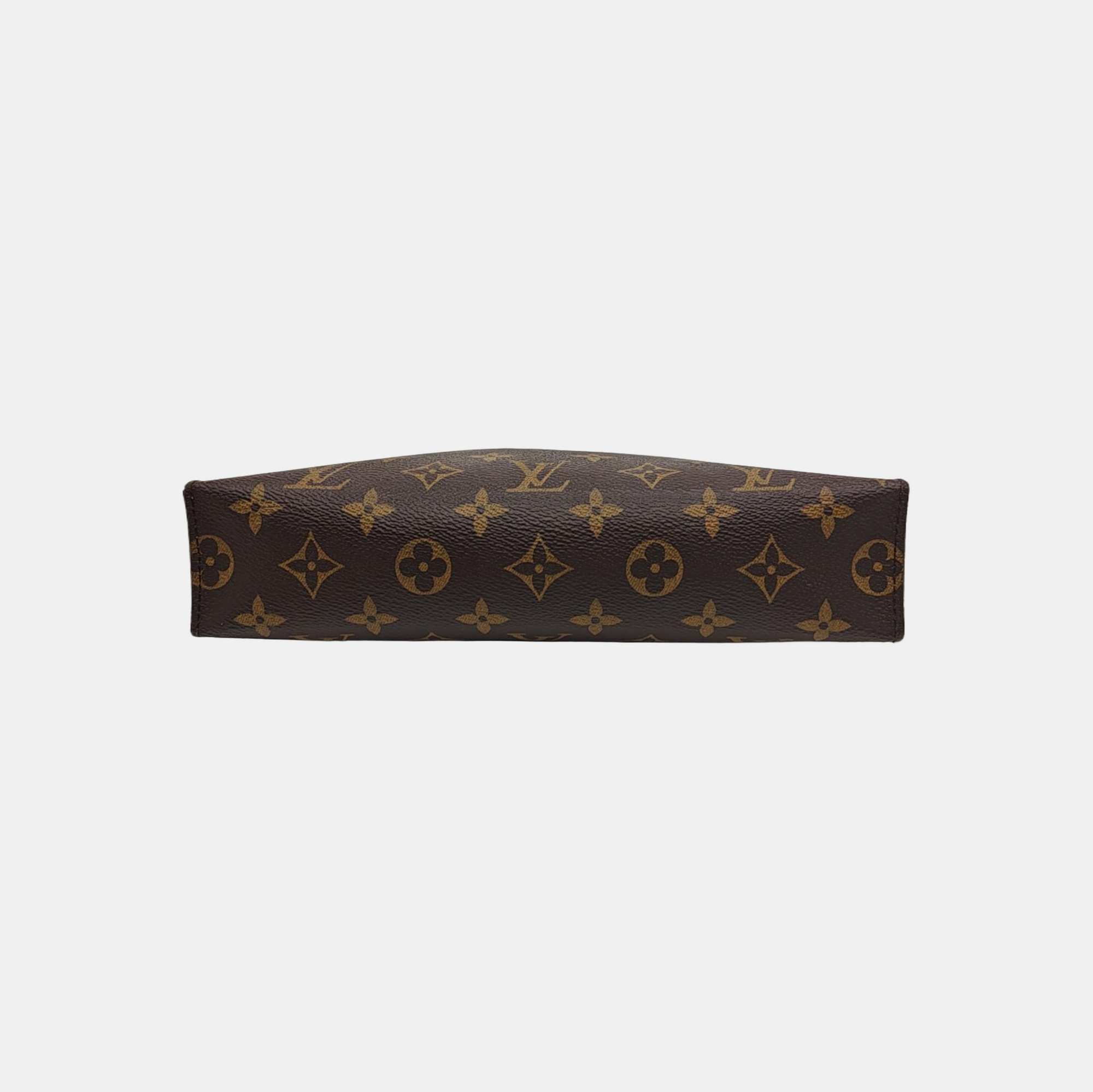 TOILET POCKET 26 Monogram Coated Canvas Brown