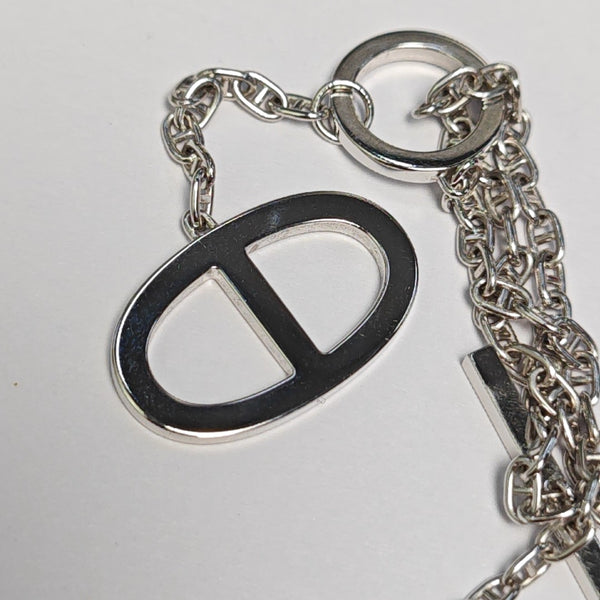18k White Gold Silver Necklace