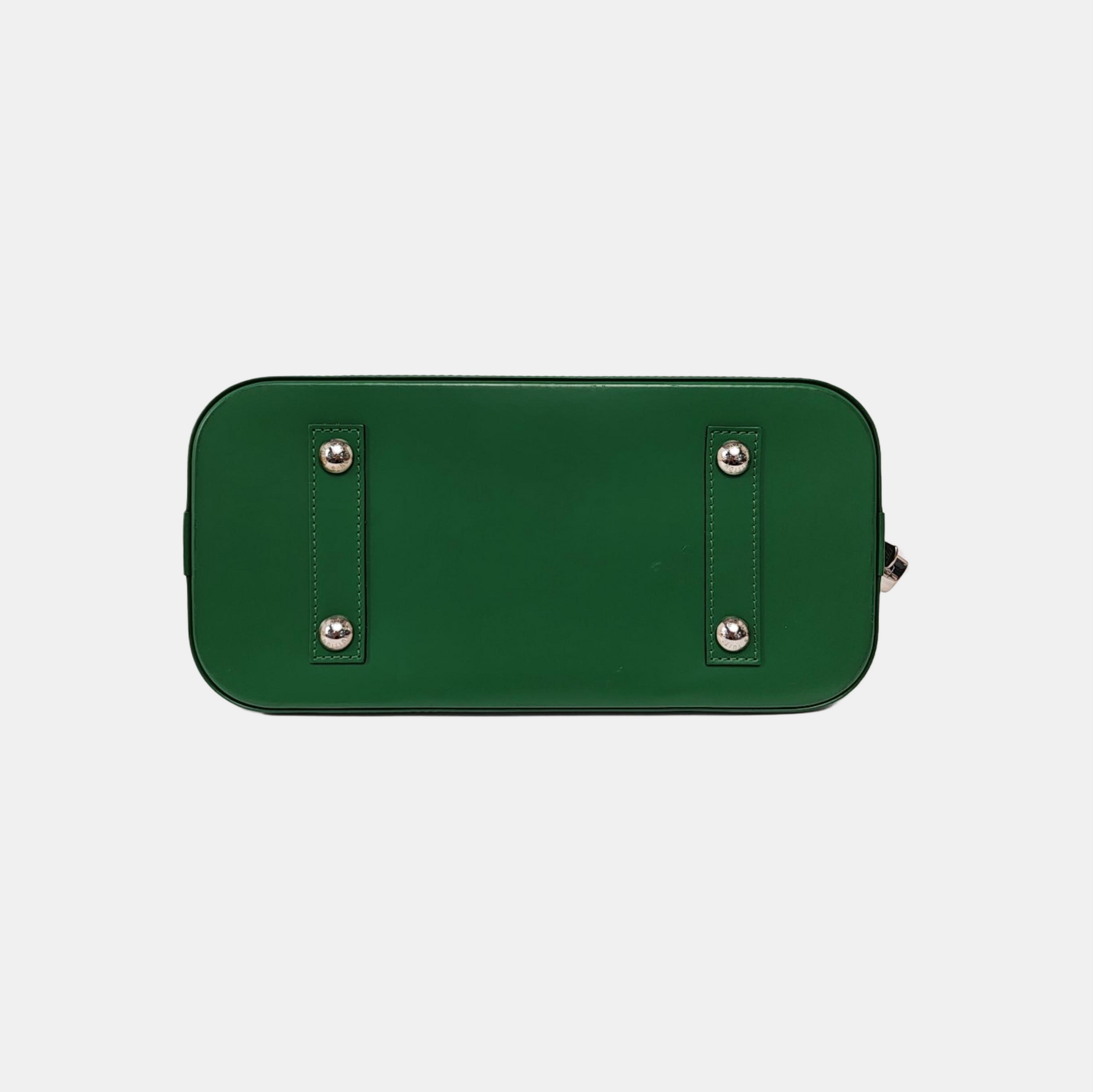 Authenticated pre-owned  ALMA PM Epi Green - Top Handle Bag at Looply