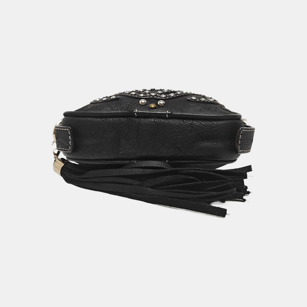 Calfskin Shoulder Bag Black
