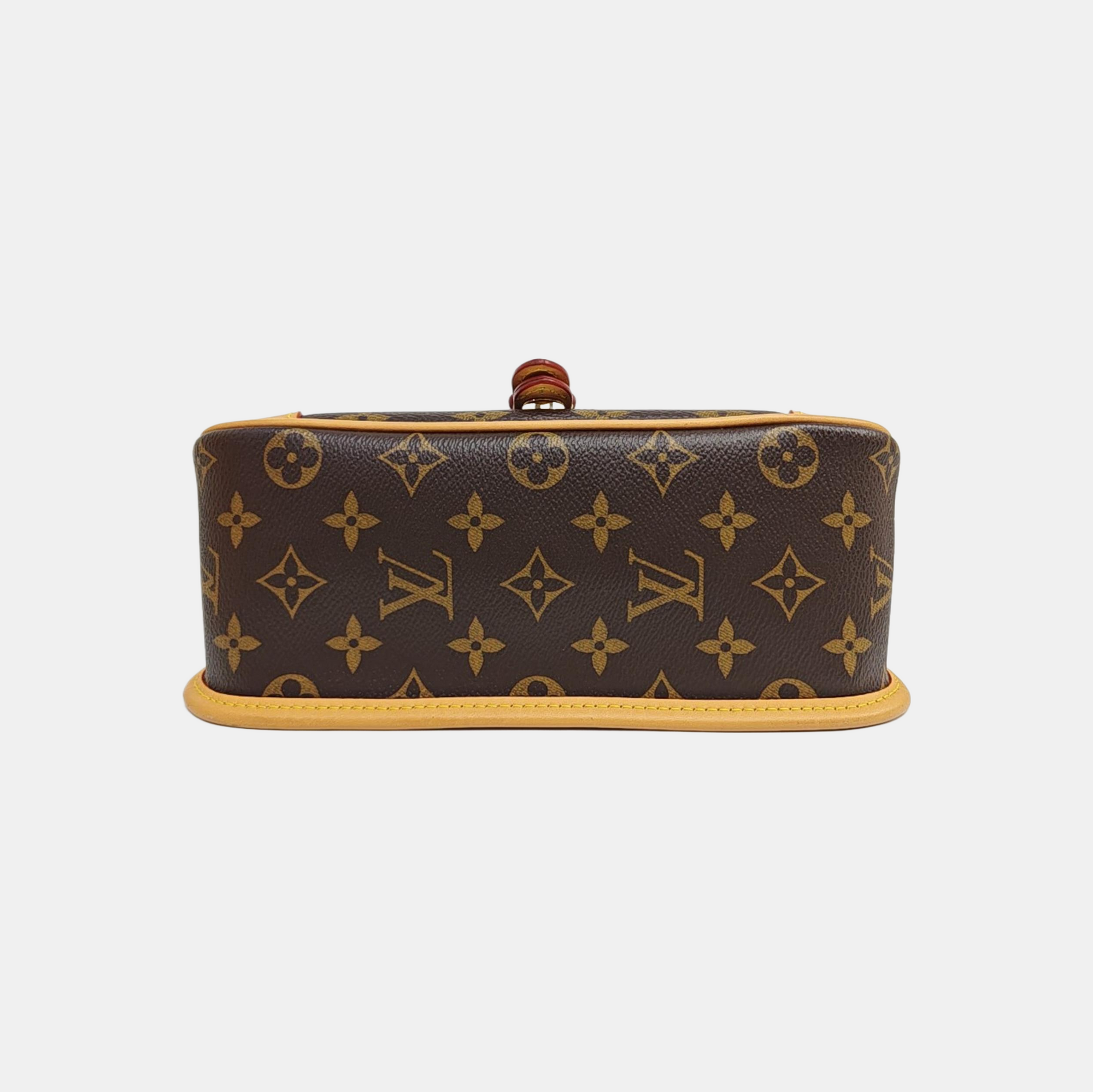 DIANE Monogram Coated Canvas Brown