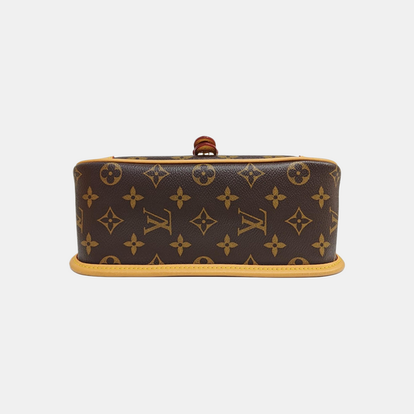 DIANE Monogram Coated Canvas Brown