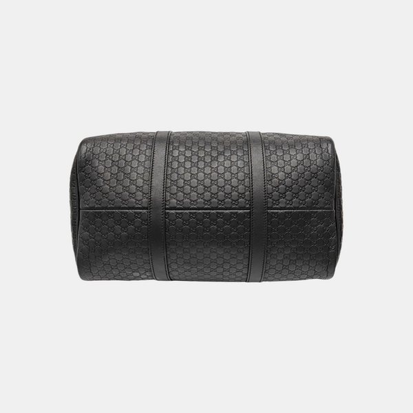 Microguccissima Monogram Calfskin Black