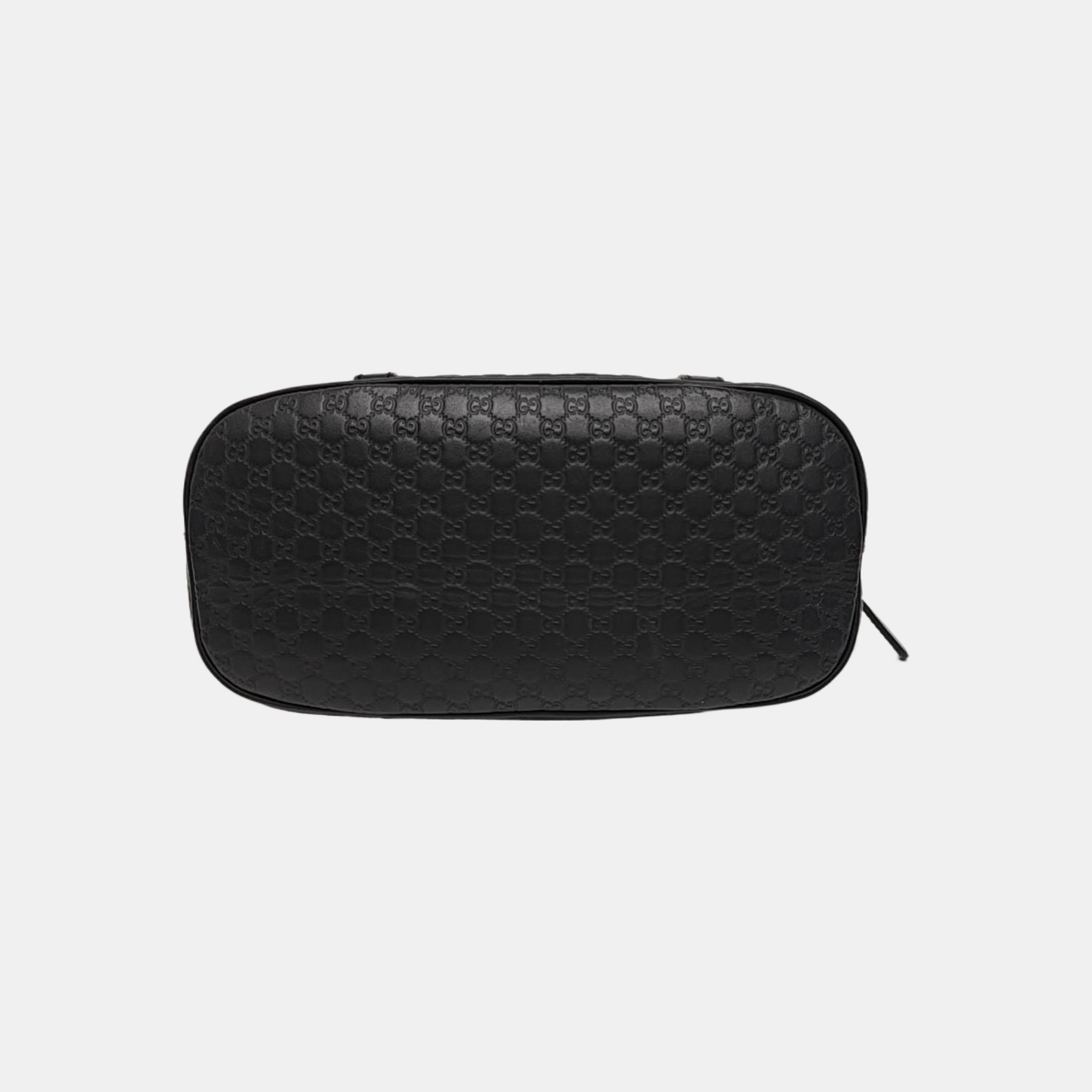 Microguccissima Monogram Calfskin Black