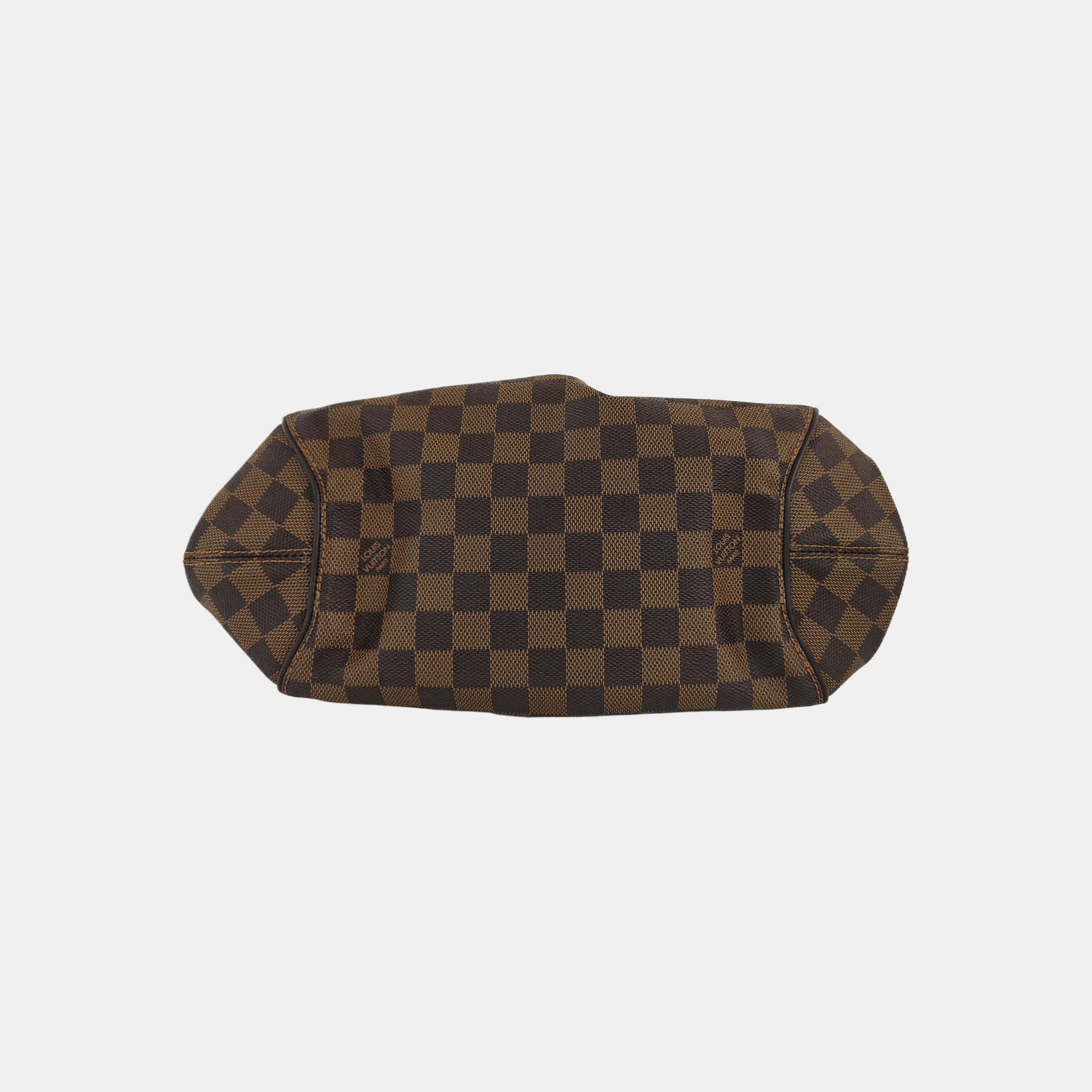 SISTINA PM Damier Ebene Coated Canvas Brown