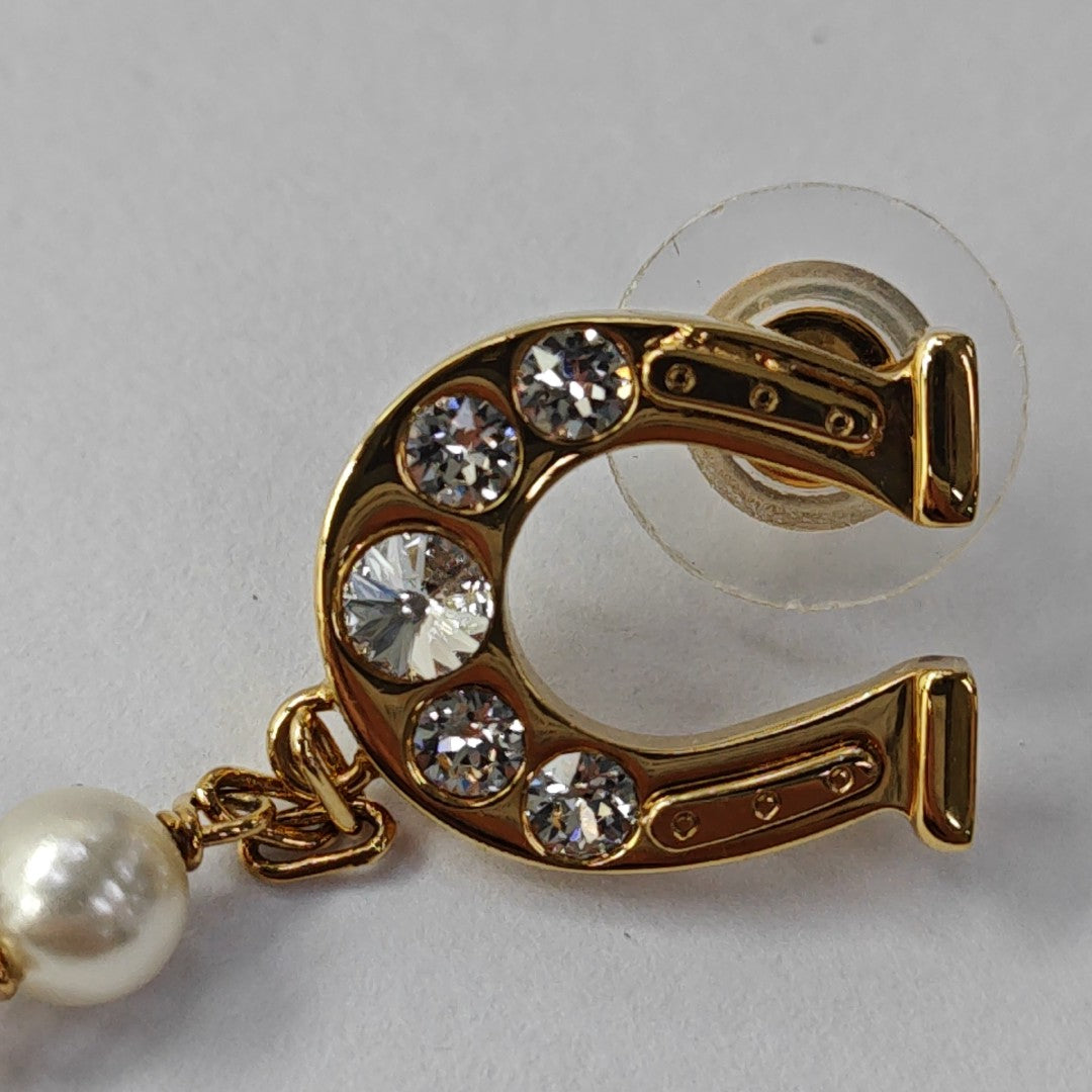 Metal Gold Stud Earrings