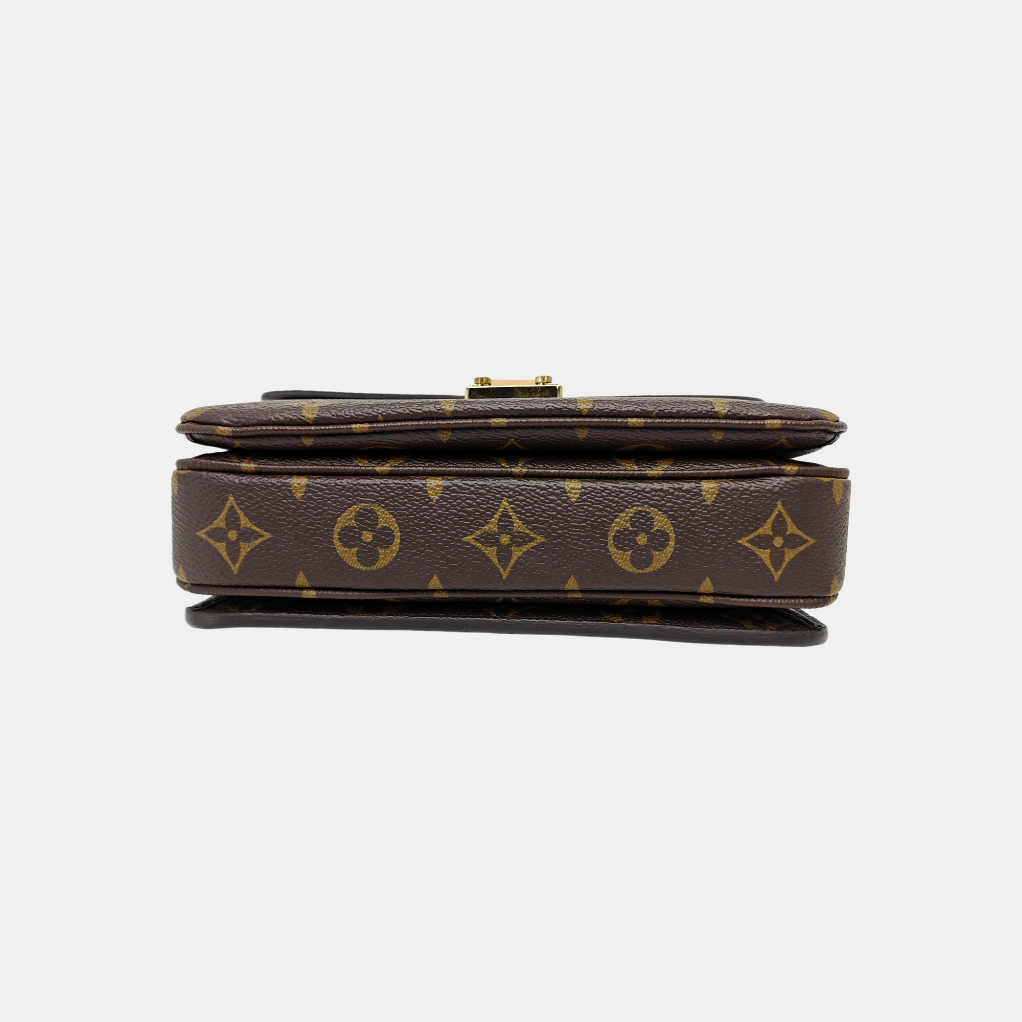 MÉTIS EAST WEST Monogram Coated Canvas Brown
