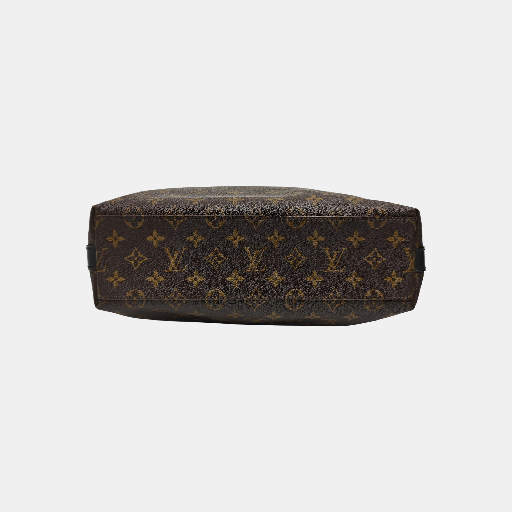 KITAN Monogram Coated Canvas Brown