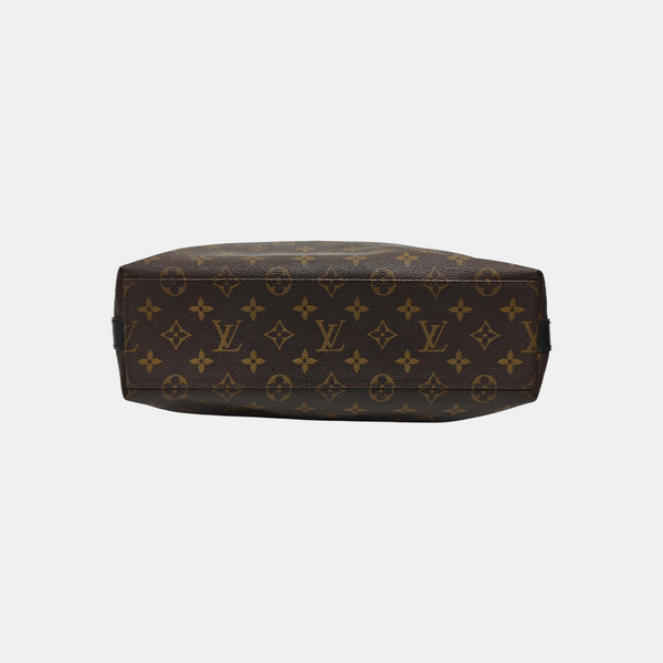 KITAN Monogram Coated Canvas Brown