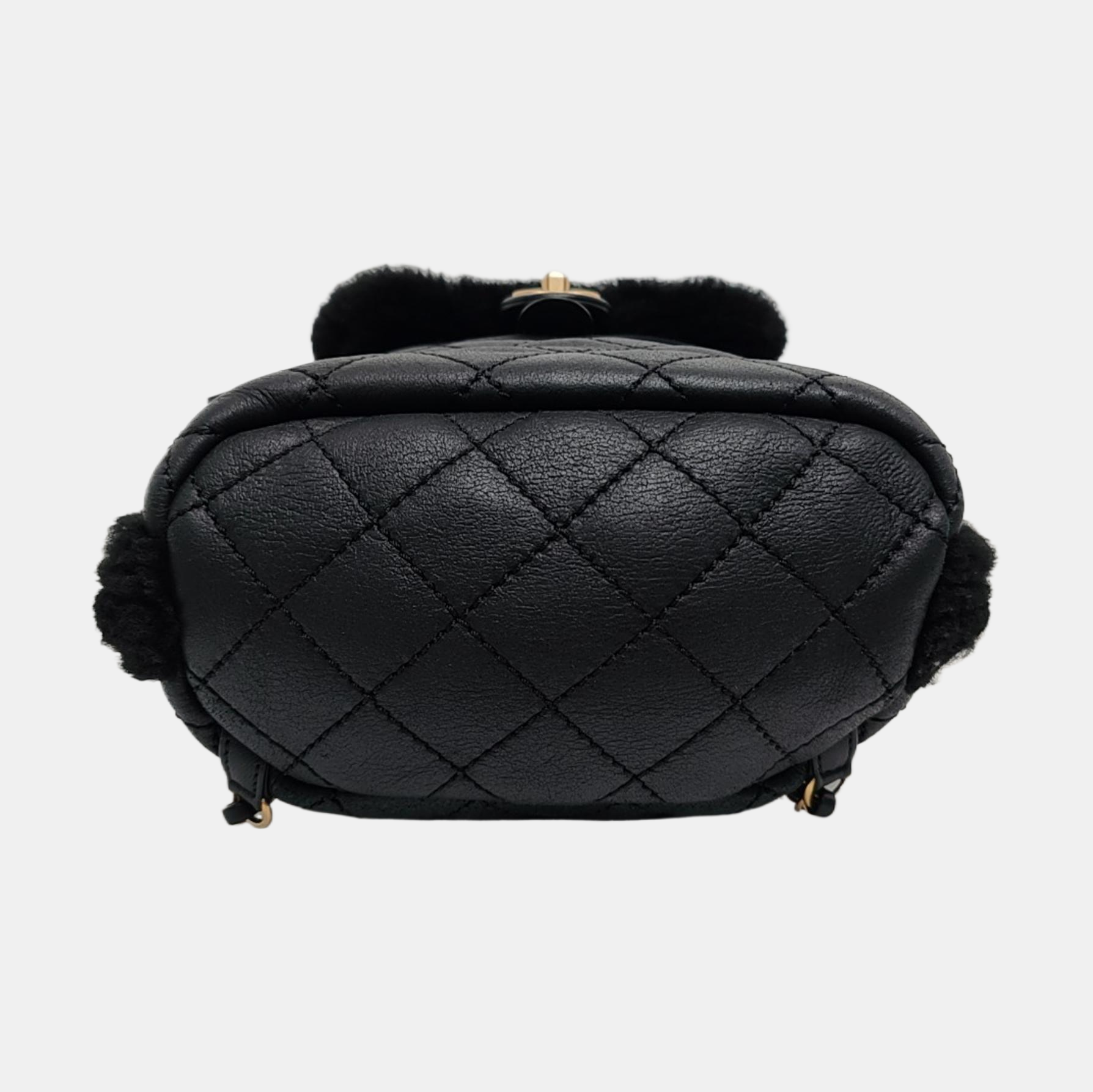 Quilted Lambskin Black