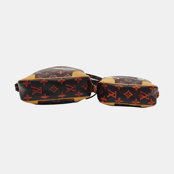 DANUBE Monogram Coated Canvas Brown