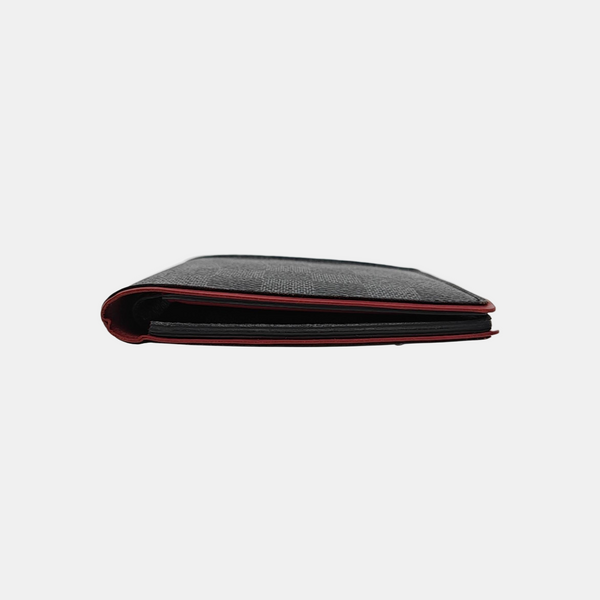 MULTIPLE Damier Graphite Coated Canvas Gray Card Holder