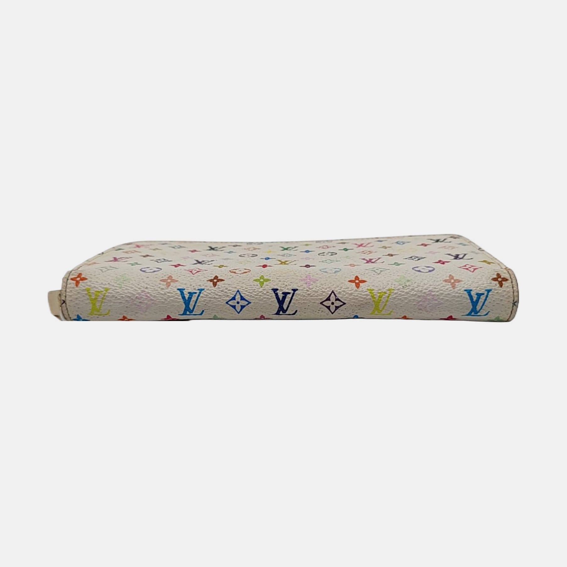 ZIPPY Monogram Coated Canvas White Wallet