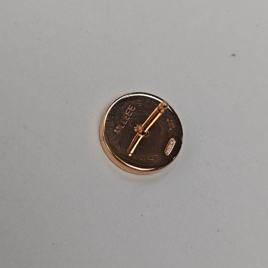 BVLGARI BVLGARI 18k Rose Gold Stud Earrings