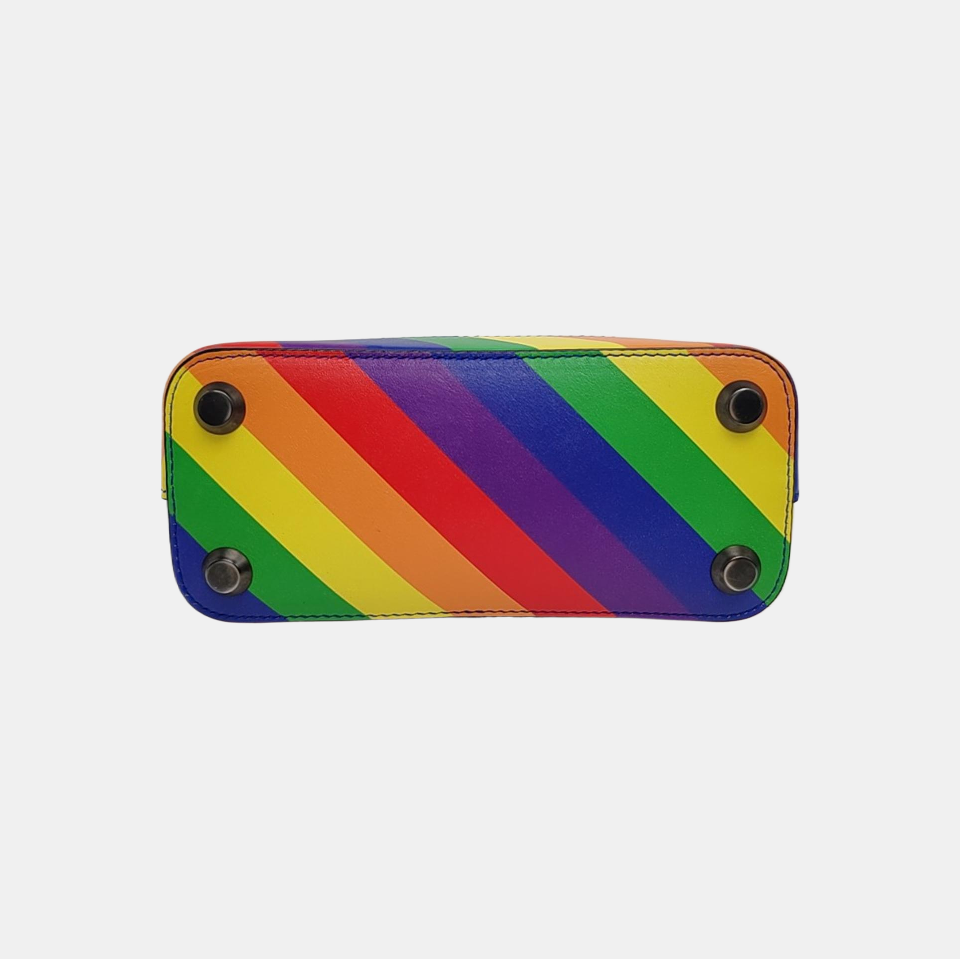 Top Handle Calfskin Multicolor