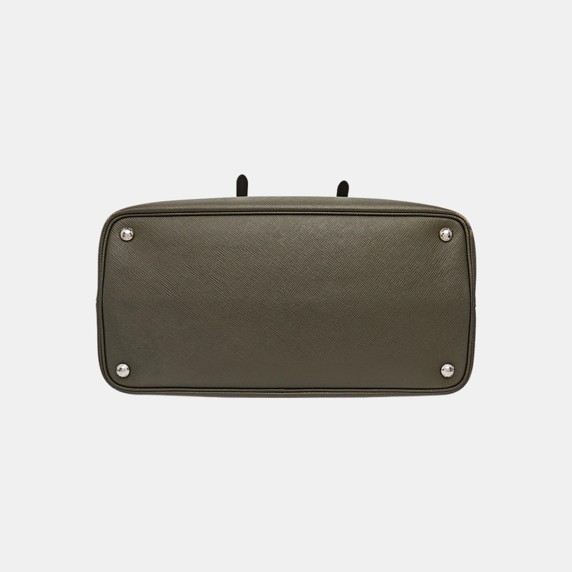 Saffiano Calfskin Tote Bag Green