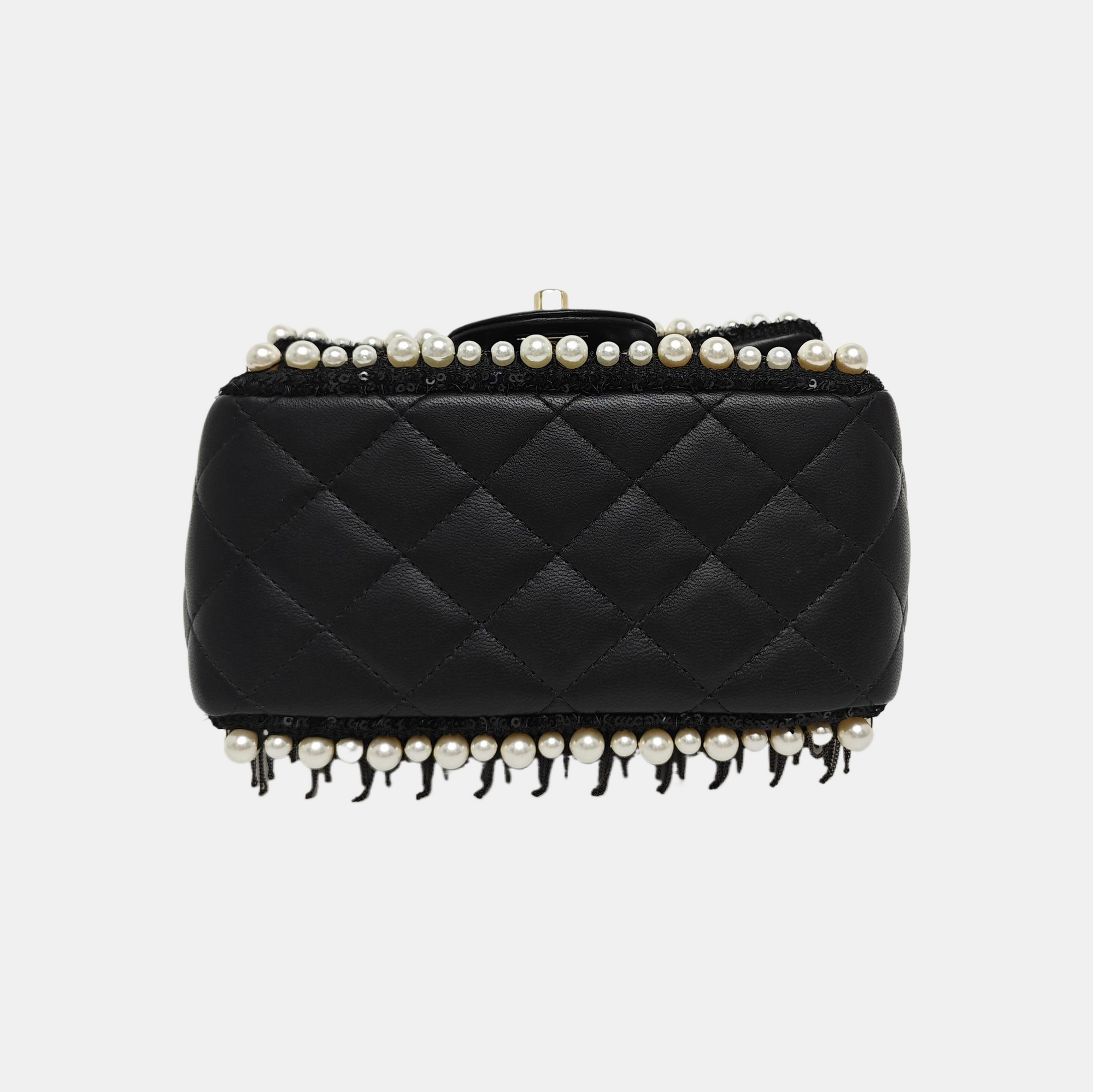Quilted Lambskin Black