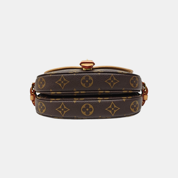 SAUMUR BB Monogram Coated Canvas Brown
