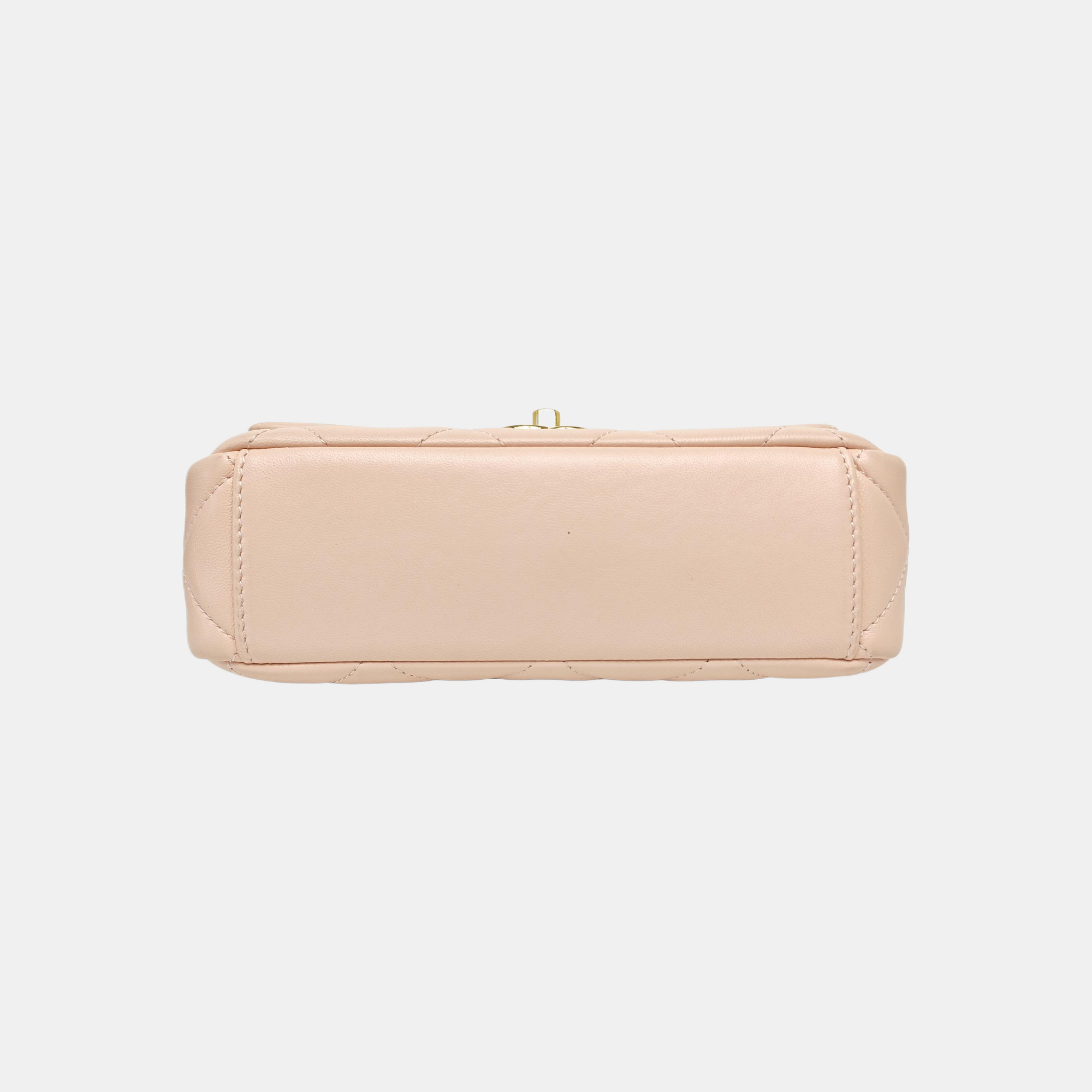 Quilted Lambskin Shoulder Bag Pink