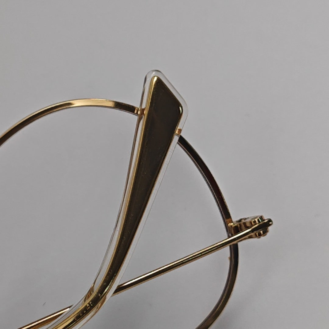 Metal Eyeglasses Gold