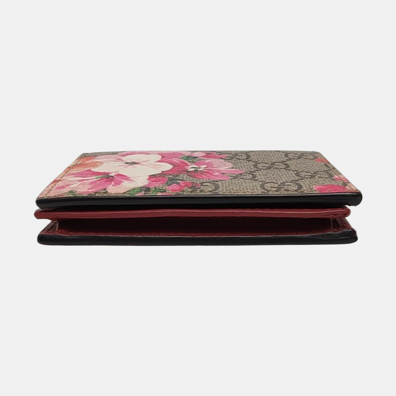 GG Blooms Monogram Coated Canvas Beige Wallet