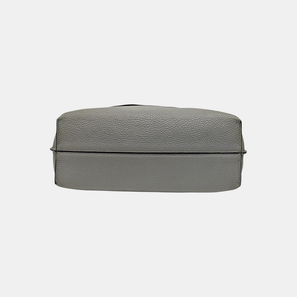 Calfskin Shoulder Bag Gray