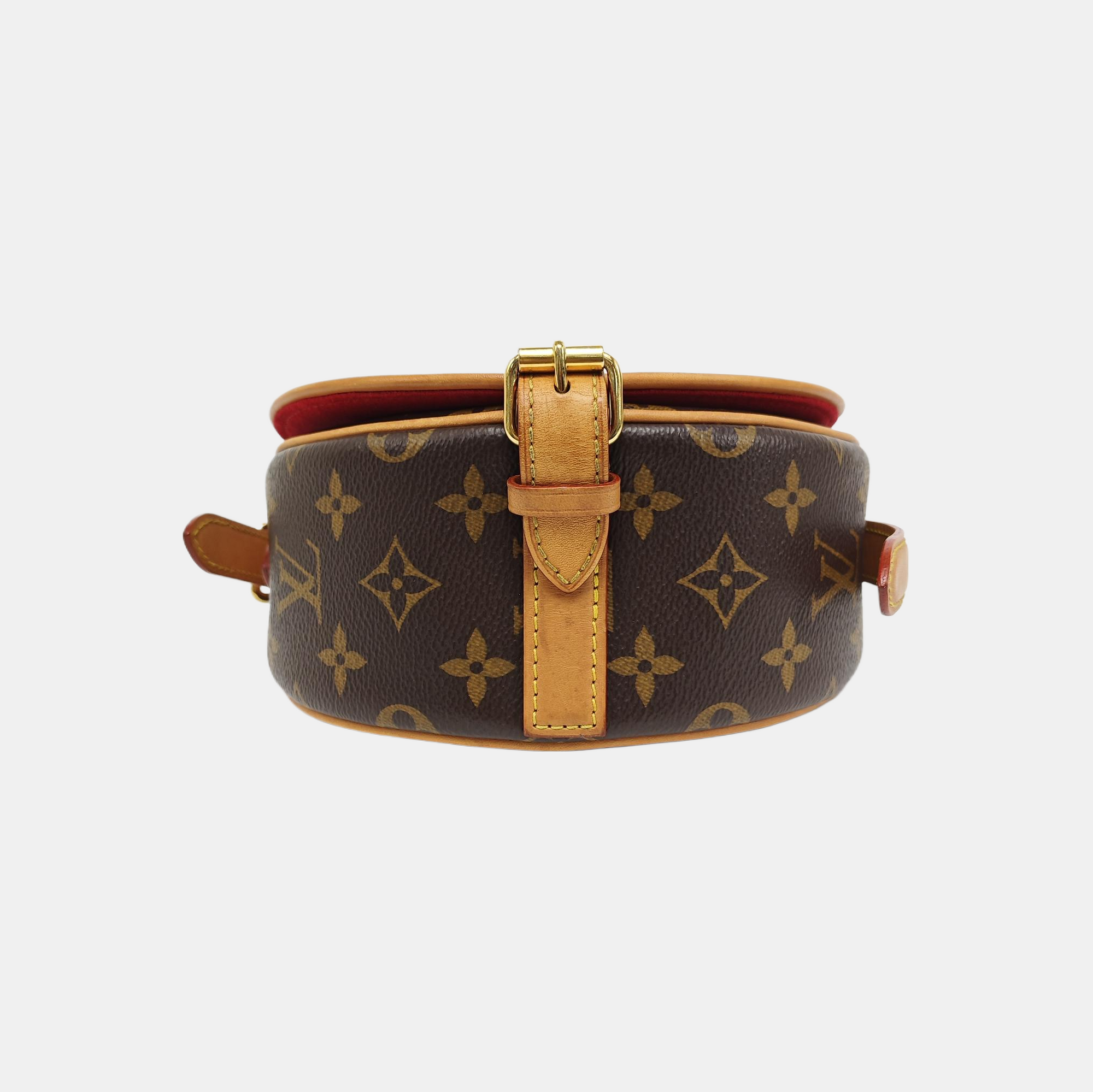 TAMBOURINE Monogram Coated Canvas Brown