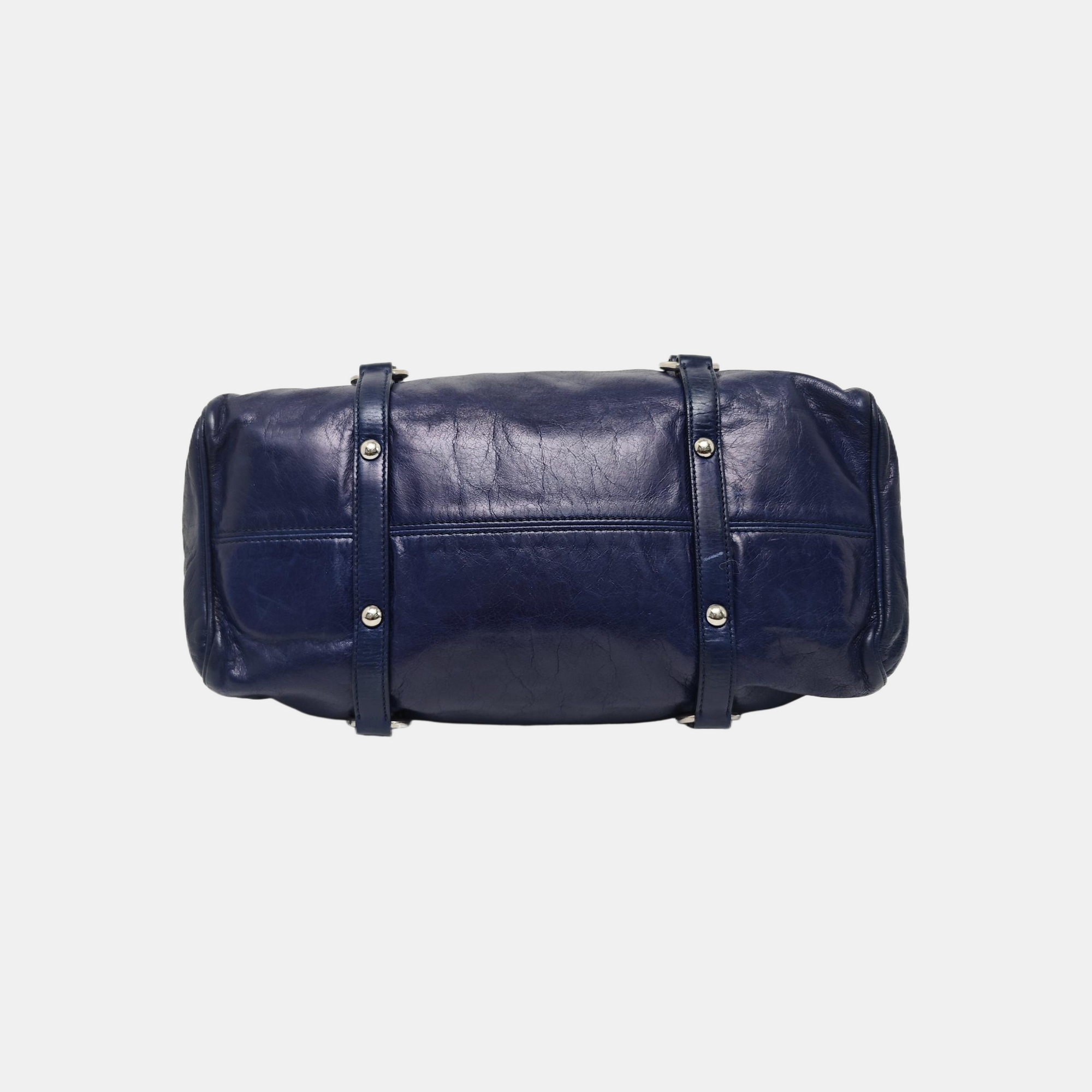 Bow Calfskin Blue