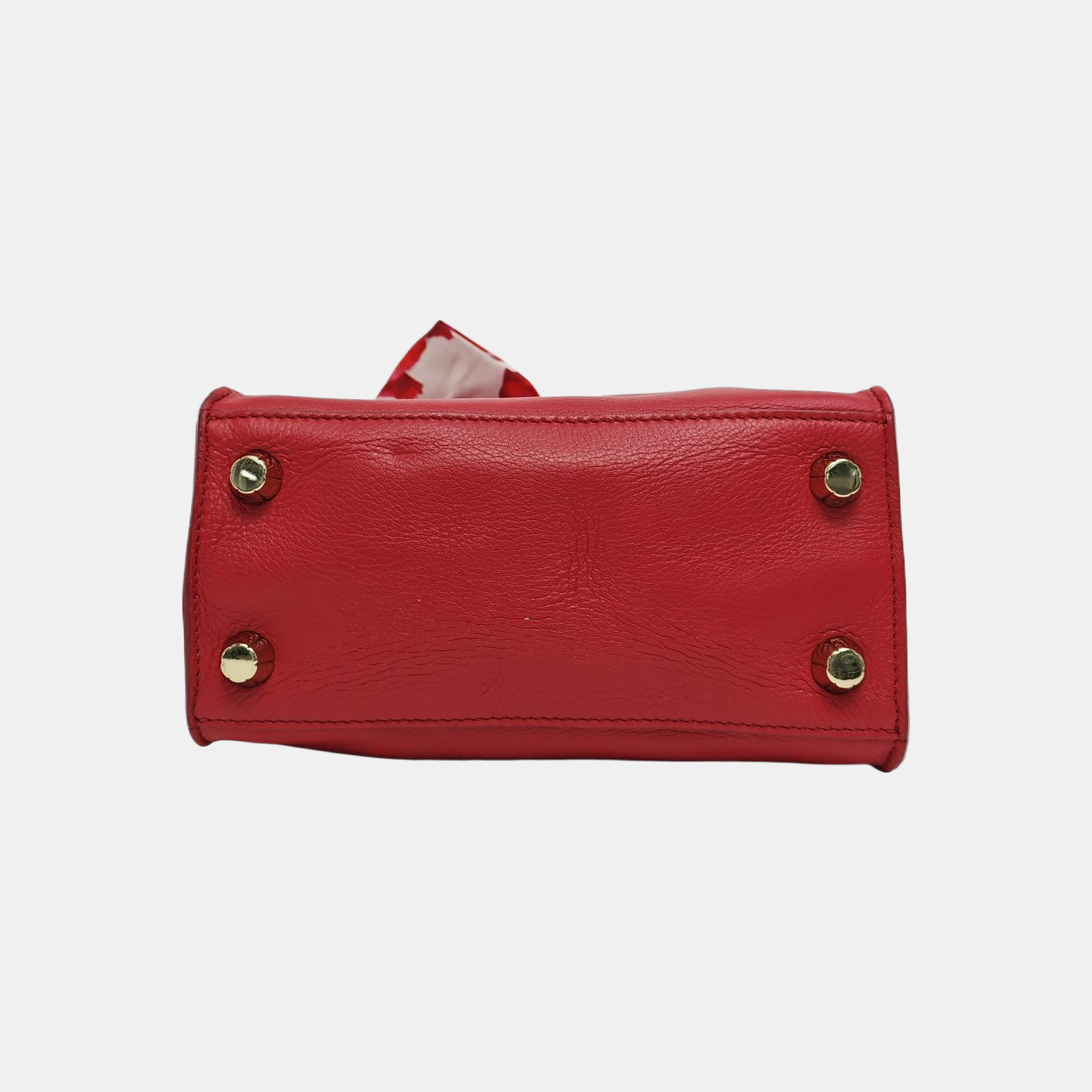 Calfskin Tote Bag Red