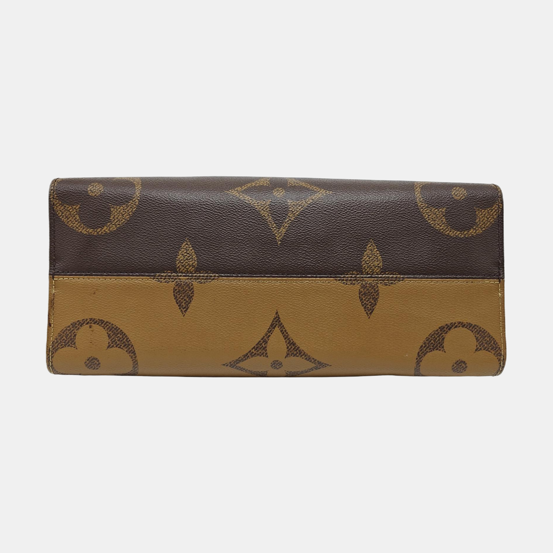 ONTHEGO MM Monogram Coated Canvas Brown