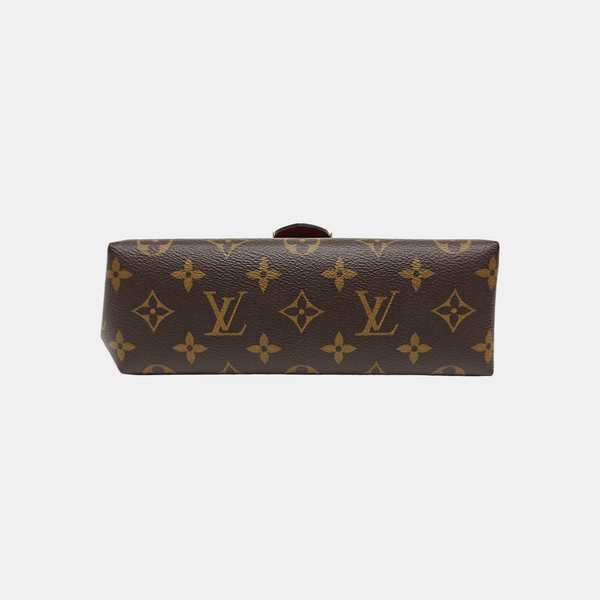 LOCKY BB Monogram Coated Canvas Red