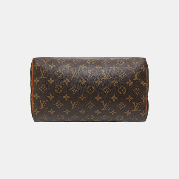 SPEEDY 30 Monogram Coated Canvas Brown
