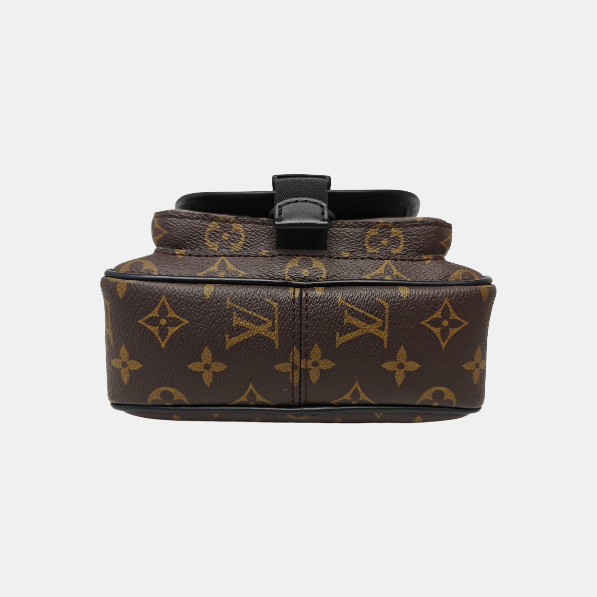 QUEST Monogram Coated Canvas Brown