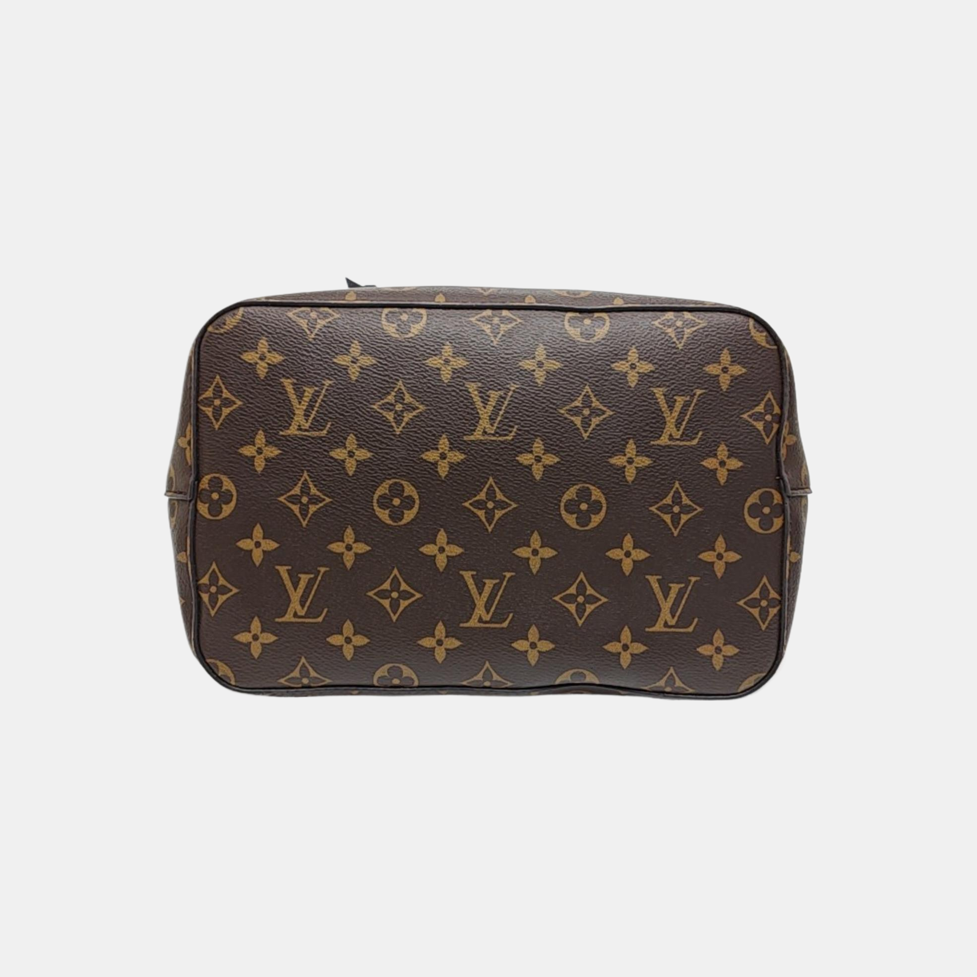 NÉONOÉ MM Monogram Coated Canvas Brown