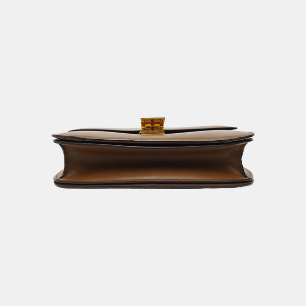 CLASSIC BOX Medium Calfskin Brown