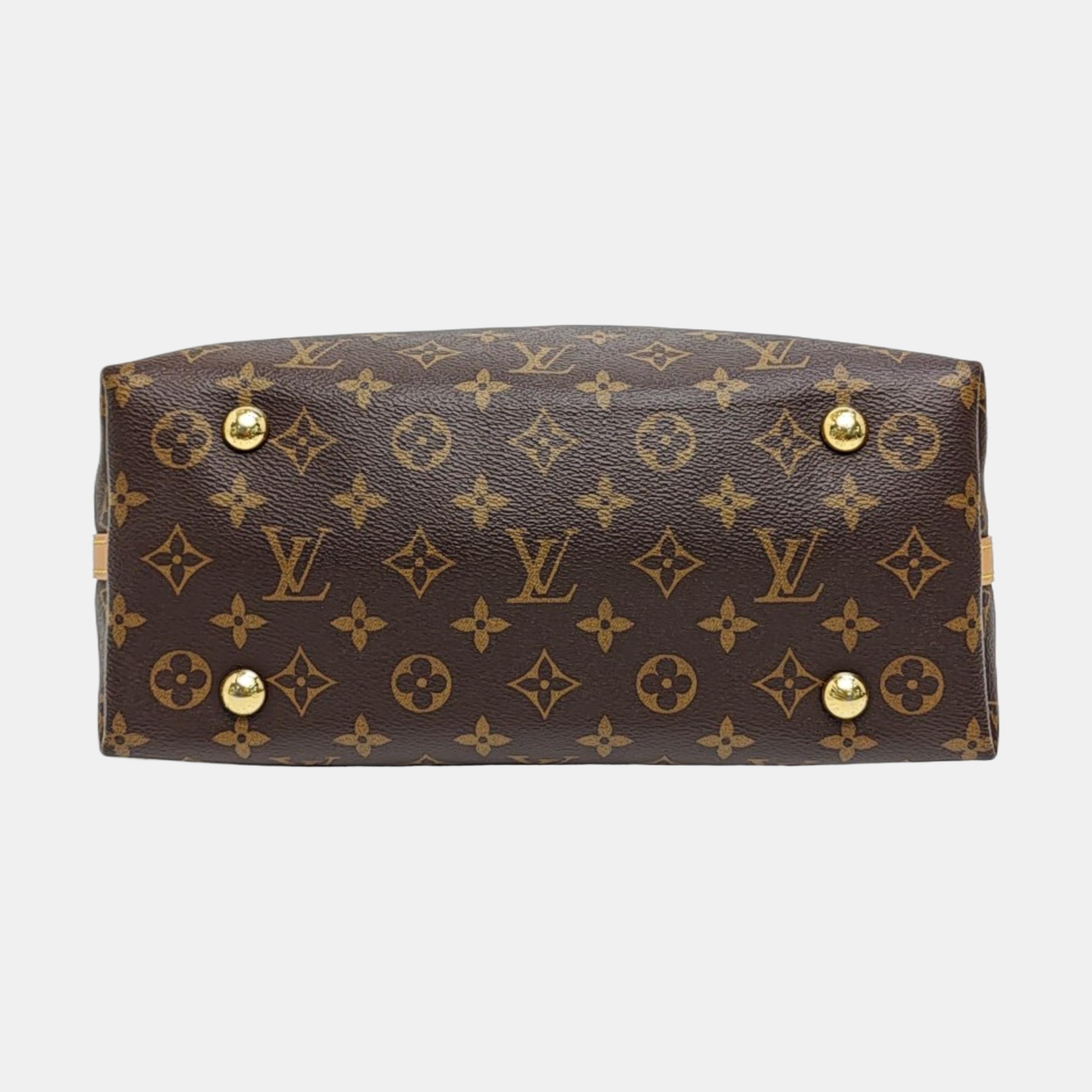 CARRYALL PM Monogram Coated Canvas Brown