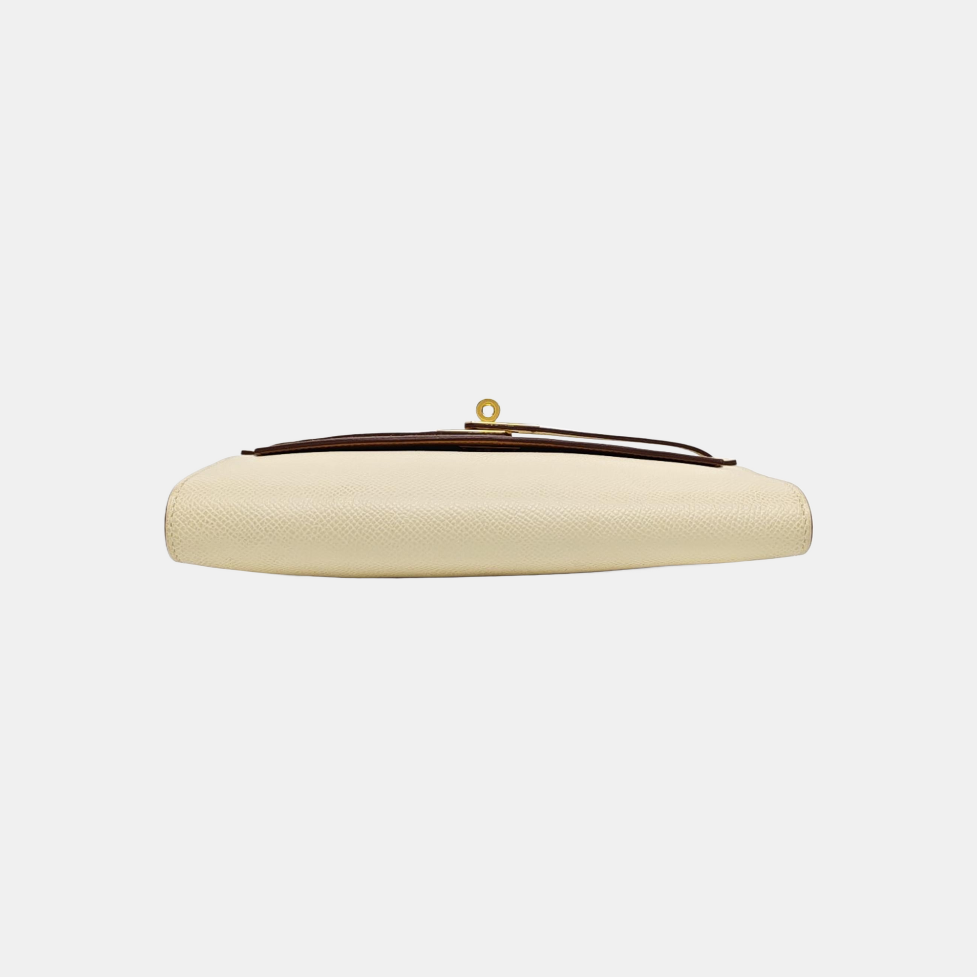 Kelly Togo Small Epsom White