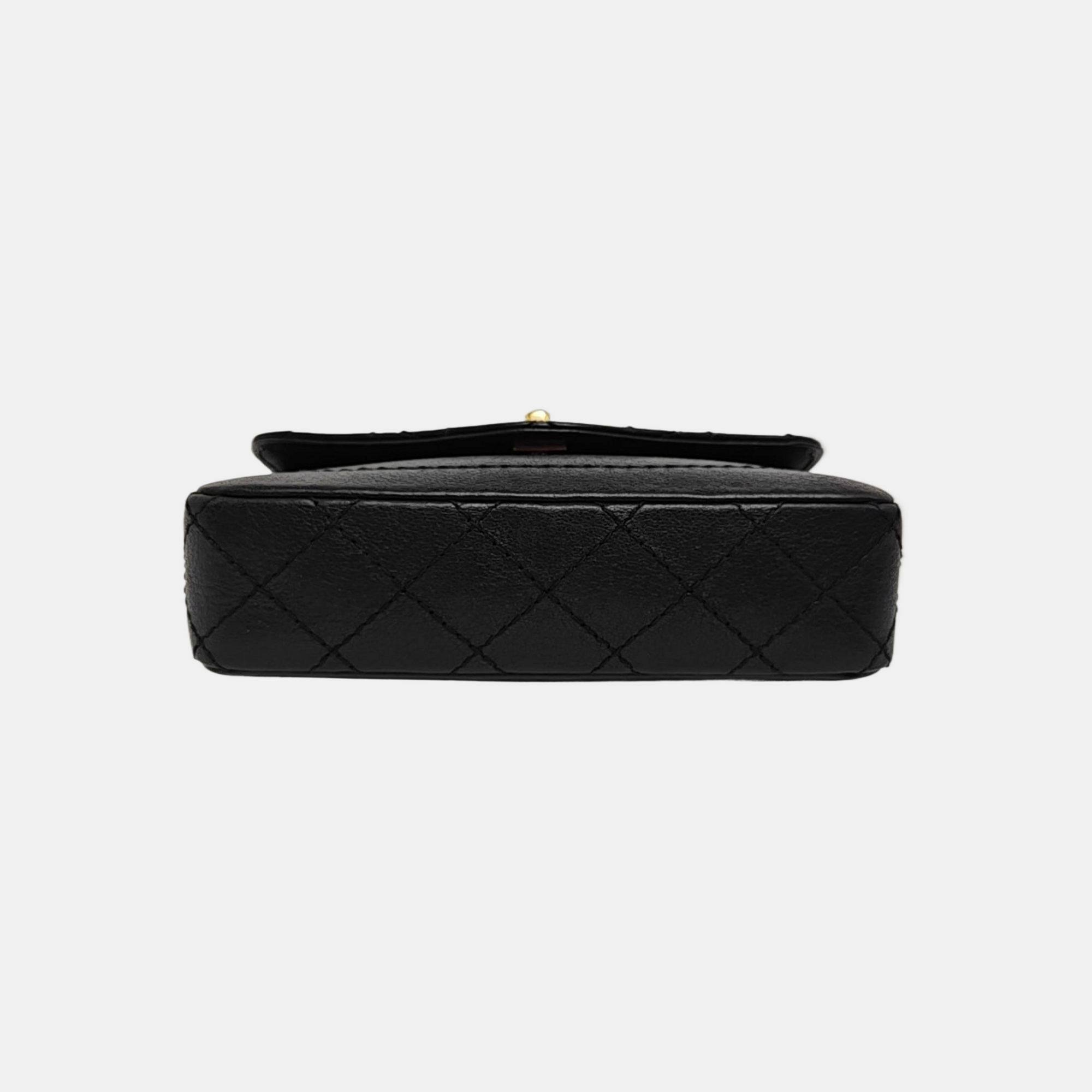 NOW AND FOREVER Quilted Lambskin Black