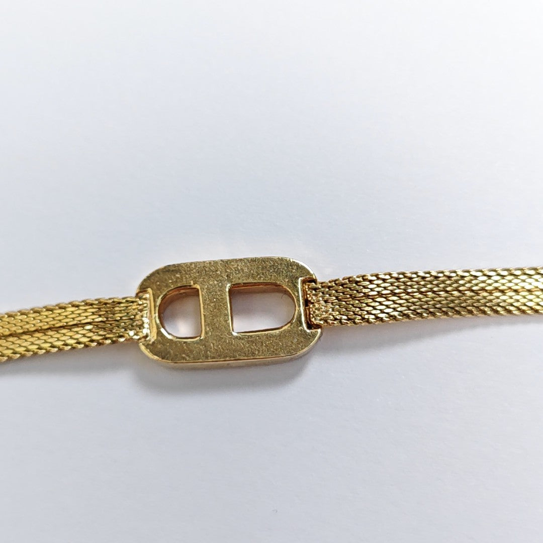 Petit CD Metal Gold Bracelet